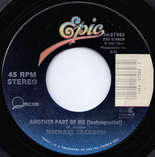 Load image into Gallery viewer, Michael Jackson : Another Part Of Me (7", Single)