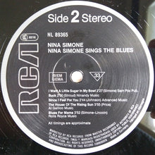 Load image into Gallery viewer, Nina Simone : Nina Simone Sings The Blues (LP, Album, RE)