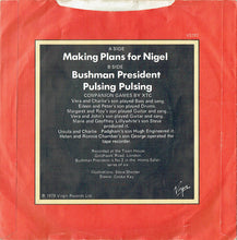 Load image into Gallery viewer, XTC : Making Plans For Nigel (7", Single)