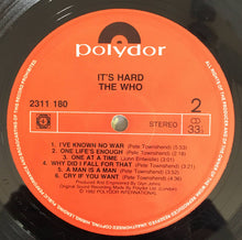 Load image into Gallery viewer, The Who : It's Hard (LP, Album)
