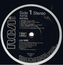Load image into Gallery viewer, Lou Reed : Mistrial (LP, Album)