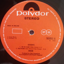 Load image into Gallery viewer, Cream (2) : Goodbye (LP, Album, Gat)