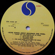 Load image into Gallery viewer, Talking Heads : More Songs About Buildings And Food (LP, Album)