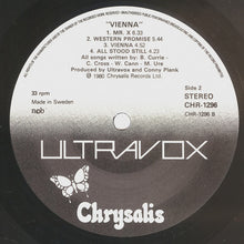 Load image into Gallery viewer, Ultravox : Vienna (LP, Album)