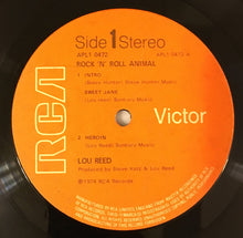 Load image into Gallery viewer, Lou Reed : Rock N Roll Animal (LP, Album, Gat)
