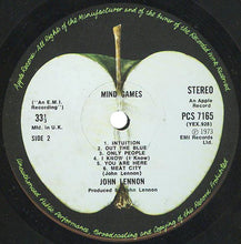 Load image into Gallery viewer, John Lennon : Mind Games (LP, Album)