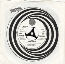 Load image into Gallery viewer, Black Sabbath : Paranoid (7", Single)
