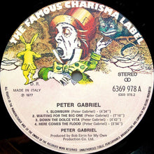 Load image into Gallery viewer, Peter Gabriel : Peter Gabriel (LP, Album)