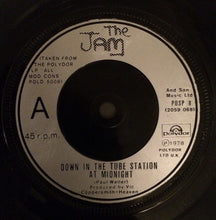 Load image into Gallery viewer, The Jam : Down In The Tube Station At Midnight (7", Single)