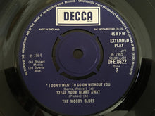Load image into Gallery viewer, The Moody Blues : The Moody Blues (7", EP, Mono, RP, 4 P)