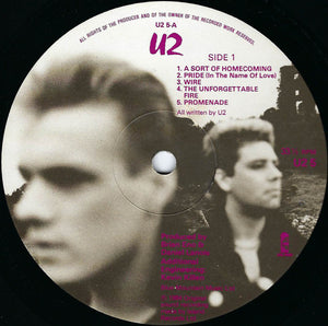 U2 : The Unforgettable Fire (LP, Album)