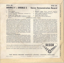 Load image into Gallery viewer, Various : Double F - Double S : Stereo Demonstration Record (7", EP, RP)