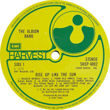 Load image into Gallery viewer, The Albion Band : Rise Up Like The Sun (LP, Album)