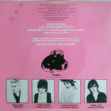 Load image into Gallery viewer, Generation X (4) : King Rocker (7", Single, Ltd, Pin)