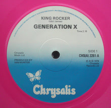 Load image into Gallery viewer, Generation X (4) : King Rocker (7", Single, Ltd, Pin)
