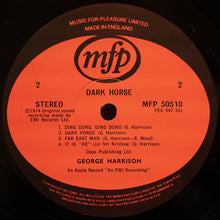 Load image into Gallery viewer, George Harrison : Dark Horse (LP, Album, RE)