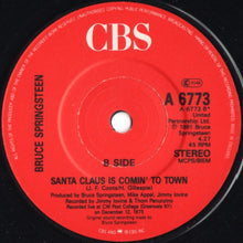 Load image into Gallery viewer, Bruce Springsteen : My Hometown / Santa Claus Is Comin' To Town (7", Single, Sol)