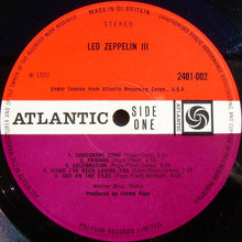 Load image into Gallery viewer, Led Zeppelin : Led Zeppelin III (LP, Album, Cel)