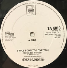 Load image into Gallery viewer, Freddie Mercury : I Was Born To Love You (12", Single)