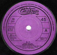 Load image into Gallery viewer, Peter Gabriel : D.I.Y. (7", Single)