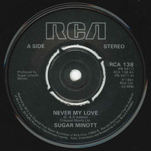 Load image into Gallery viewer, Sugar Minott : Never My Love (7")
