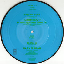 Load image into Gallery viewer, Radio Heart Featuring Gary Numan : London Times (7", Single, Pic)