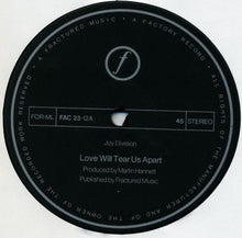 Load image into Gallery viewer, Joy Division : Love Will Tear Us Apart (12", Single, RP, A3/)