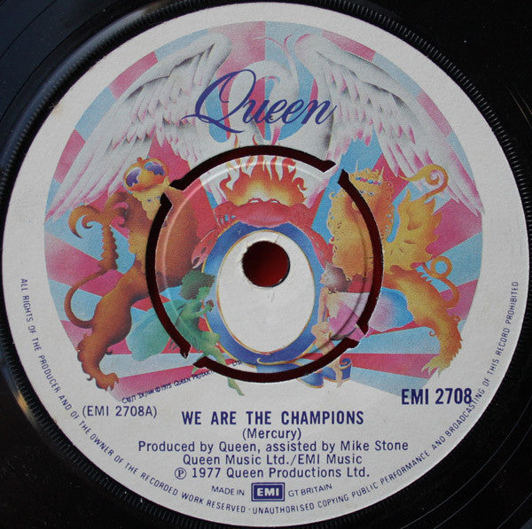 QUEEN WE ARE THE CHAMPIONS RSD限定盤 Queen - We Are The Champions (RSD 2017) - Ltd. 12