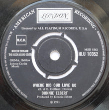 Load image into Gallery viewer, Donnie Elbert : Where Did Our Love Go (7", Single)