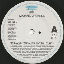 Load image into Gallery viewer, Michael Jackson : Heal The World (7", Single, S/Edition, Pos)