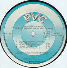 Load image into Gallery viewer, Richard Strange : The Live Rise Of Richard Strange (LP, Album)