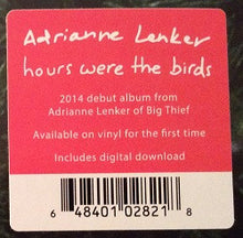Load image into Gallery viewer, Adrianne Lenker : Hours Were The Birds (LP, Album, RE)