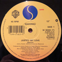 Load image into Gallery viewer, Madonna : Justify My Love (William Orbit Remix) (12", Single, Bar)