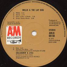 Load image into Gallery viewer, Gallagher And Lyle* : Willie And The Lapdog (LP, Album)