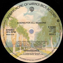 Load image into Gallery viewer, Renaissance (4) : A Song For All Seasons (LP, Album)