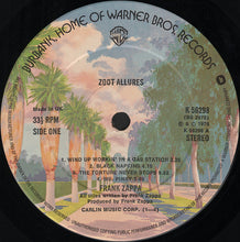 Load image into Gallery viewer, Zappa* : Zoot Allures (LP, Album)