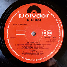 Load image into Gallery viewer, Cream (2) : Live Cream Vol II (LP, Album)
