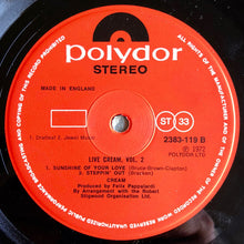 Load image into Gallery viewer, Cream (2) : Live Cream Vol II (LP, Album)