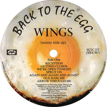 Load image into Gallery viewer, Wings (2) : Back To The Egg (LP, Album)