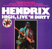 Load image into Gallery viewer, Jimi Hendrix : High, Live'n Dirty (LP, Red)