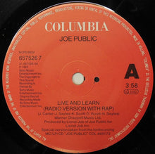 Load image into Gallery viewer, Joe Public : Live And Learn (7", Single, Sol)