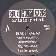 Load image into Gallery viewer, Subhumans : Crisis Point (LP, Album)