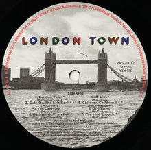 Load image into Gallery viewer, Wings (2) : London Town (LP, Album)