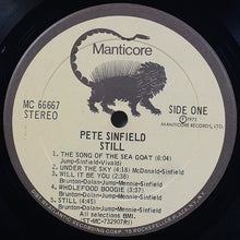 Load image into Gallery viewer, Pete Sinfield* : Still (LP, Album, RP, Gat)