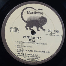 Load image into Gallery viewer, Pete Sinfield* : Still (LP, Album, RP, Gat)