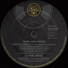 Load image into Gallery viewer, Elton John : Here And There (LP, Album)