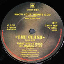 Load image into Gallery viewer, The Clash : Know Your Rights (7", Single)