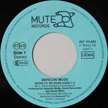 Load image into Gallery viewer, Depeche Mode : Never Let Me Down Again (7", Single)