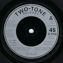 Load image into Gallery viewer, The Special A.K.A.* Featuring Rico* : Too Much Too Young (7", EP, Single, Sil)