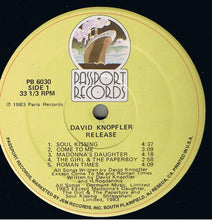 Load image into Gallery viewer, David Knopfler : Release (LP, Album, Gat)
